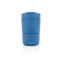 Avira Alya RCS recycelter Stainless-Steel Becher 300ml Farbe: blau