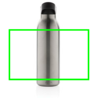 Avira Ara RCS Re-Steel Fliptop Wasserflasche 500ml Farbe: silber