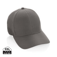 Impact AWARE™ rPET 6-Panel-Sportkappe Farbe: grau