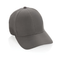 Impact AWARE™ rPET 6-Panel-Sportkappe Farbe: grau