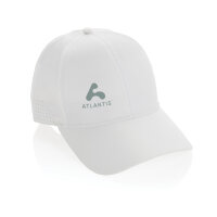 Impact AWARE™ rPET 6-Panel-Sportkappe Farbe: weiß