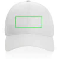 Impact AWARE™ rPET 6-Panel-Sportkappe Farbe: weiß