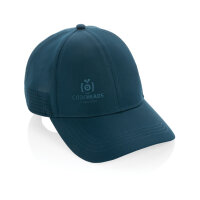 Impact AWARE™ rPET 6-Panel-Sportkappe Farbe: navy blau