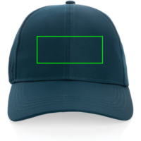 Impact AWARE™ rPET 6-Panel-Sportkappe Farbe: navy blau