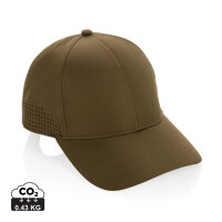 Impact AWARE™ rPET 6-Panel-Sportkappe Farbe: grün