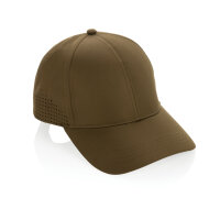 Impact AWARE™ rPET 6-Panel-Sportkappe Farbe: grün