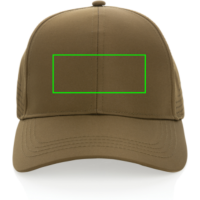 Impact AWARE™ rPET 6-Panel-Sportkappe Farbe: grün