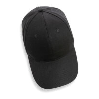 Impact 6 Panel Kappe aus 280gr rCotton mit AWARE™ Tracer Farbe: schwarz