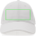 Impact 6 Panel Kappe aus 280gr rCotton mit AWARE™ Tracer Farbe: weiß