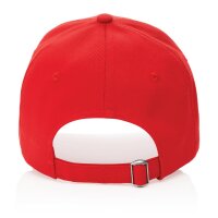 Impact 6 Panel Kappe aus 280gr rCotton mit AWARE™ Tracer Farbe: rot