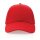 Impact 6 Panel Kappe aus 280gr rCotton mit AWARE™ Tracer Farbe: rot