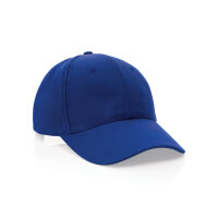 Impact 6 Panel Kappe aus 280gr rCotton mit AWARE™ Tracer Farbe: blau