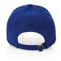 Impact 6 Panel Kappe aus 280gr rCotton mit AWARE™ Tracer Farbe: blau