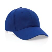 Impact 6 Panel Kappe aus 280gr rCotton mit AWARE™ Tracer Farbe: blau