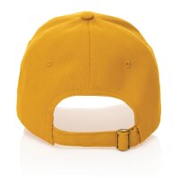 Impact 6 Panel Kappe aus 280gr rCotton mit AWARE™ Tracer Farbe: gelb