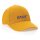 Impact 6 Panel Kappe aus 280gr rCotton mit AWARE™ Tracer Farbe: gelb