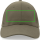 Impact 6 Panel Kappe aus 280gr rCotton mit AWARE™ Tracer Farbe: grün