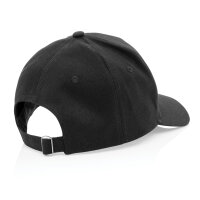 Impact 5 Panel Kappe aus 280gr rCotton mit AWARE™ Tracer Farbe: schwarz