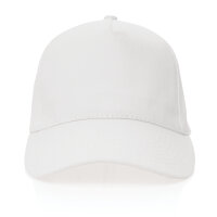 Impact 5 Panel Kappe aus 280gr rCotton mit AWARE™ Tracer Farbe: weiß