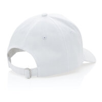 Impact 5 Panel Kappe aus 280gr rCotton mit AWARE™ Tracer Farbe: weiß