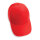 Impact 5 Panel Kappe aus 280gr rCotton mit AWARE™ Tracer Farbe: rot