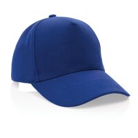 Impact 5 Panel Kappe aus 280gr rCotton mit AWARE™ Tracer Farbe: blau