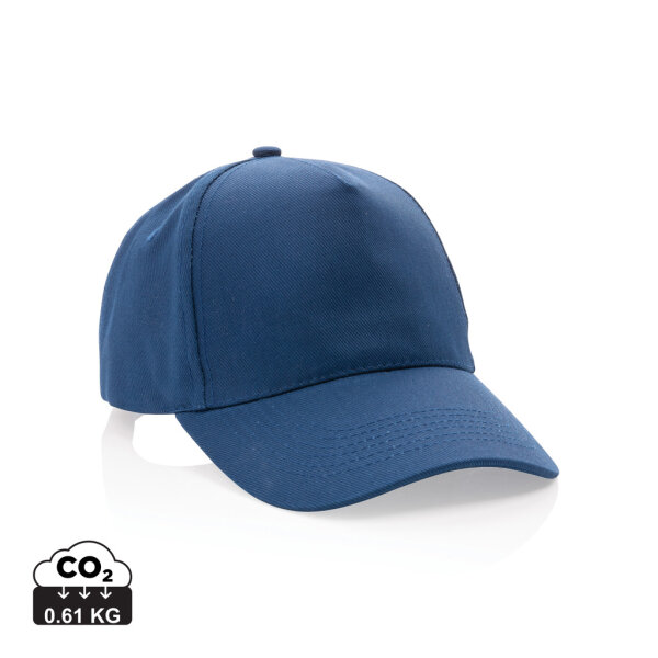 Impact 5 Panel Kappe aus 280gr rCotton mit AWARE™ Tracer Farbe: navy blau