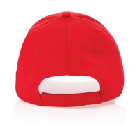 Impact 6 Panel Kappe aus 190gr rCotton mit AWARE™ Tracer Farbe: rot