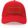 Impact 6 Panel Kappe aus 190gr rCotton mit AWARE™ Tracer Farbe: rot