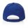 Impact 6 Panel Kappe aus 190gr rCotton mit AWARE™ Tracer Farbe: blau