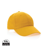 Impact 6 Panel Kappe aus 190gr rCotton mit AWARE™ Tracer Farbe: gelb