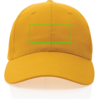 Impact 6 Panel Kappe aus 190gr rCotton mit AWARE™ Tracer Farbe: gelb