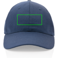 Impact 6 Panel Kappe aus 190gr rCotton mit AWARE™ Tracer Farbe: navy blau