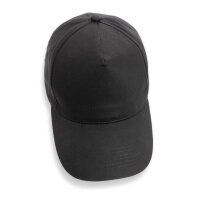 Impact 5 Panel Kappe aus 190gr rCotton mit AWARE™ Tracer Farbe: schwarz