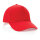 Impact 5 Panel Kappe aus 190gr rCotton mit AWARE™ Tracer Farbe: rot