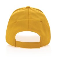 Impact 5 Panel Kappe aus 190gr rCotton mit AWARE™ Tracer Farbe: gelb