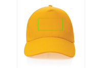 Impact 5 Panel Kappe aus 190gr rCotton mit AWARE™ Tracer Farbe: gelb