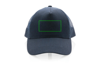 Impact AWARE™ 190gr Brushed rCotton 5 Panel Trucker-Cap Farbe: navy blau