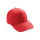 Impact 5 Panel Kappe aus 280gr rCotton mit AWARE™ Tracer Farbe: luscious red