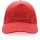 Impact 5 Panel Kappe aus 280gr rCotton mit AWARE™ Tracer Farbe: luscious red