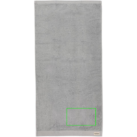 Ukiyo Sakura AWARE™ 500gr/m² Badetuch 50 x 100cm Farbe: grau