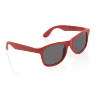 Sonnenbrille aus GRS recyceltem PP-Kunststoff Farbe: rot