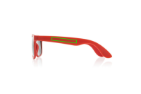 Sonnenbrille aus GRS recyceltem PP-Kunststoff Farbe: rot