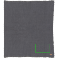 Ukiyo Aware™ Polylana® gewebte Decke 130x150cm Farbe: grau