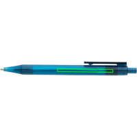GRS rPET X8 transparenter Stift Farbe: blau