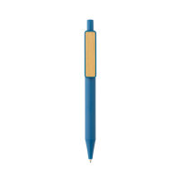 GRS rABS Stift mit Bambus-Clip Farbe: blau