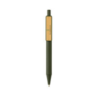 GRS rABS Stift mit Bambus-Clip Farbe: grün
