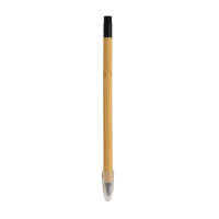 Bambus Infinity-Stift mit Radiergummi Farbe: braun