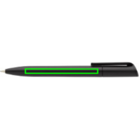 Pocketpal Mini-Pen aus GRS recyceltem ABS Farbe: schwarz