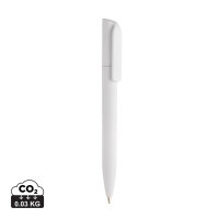 Pocketpal Mini-Pen aus GRS recyceltem ABS Farbe: weiß